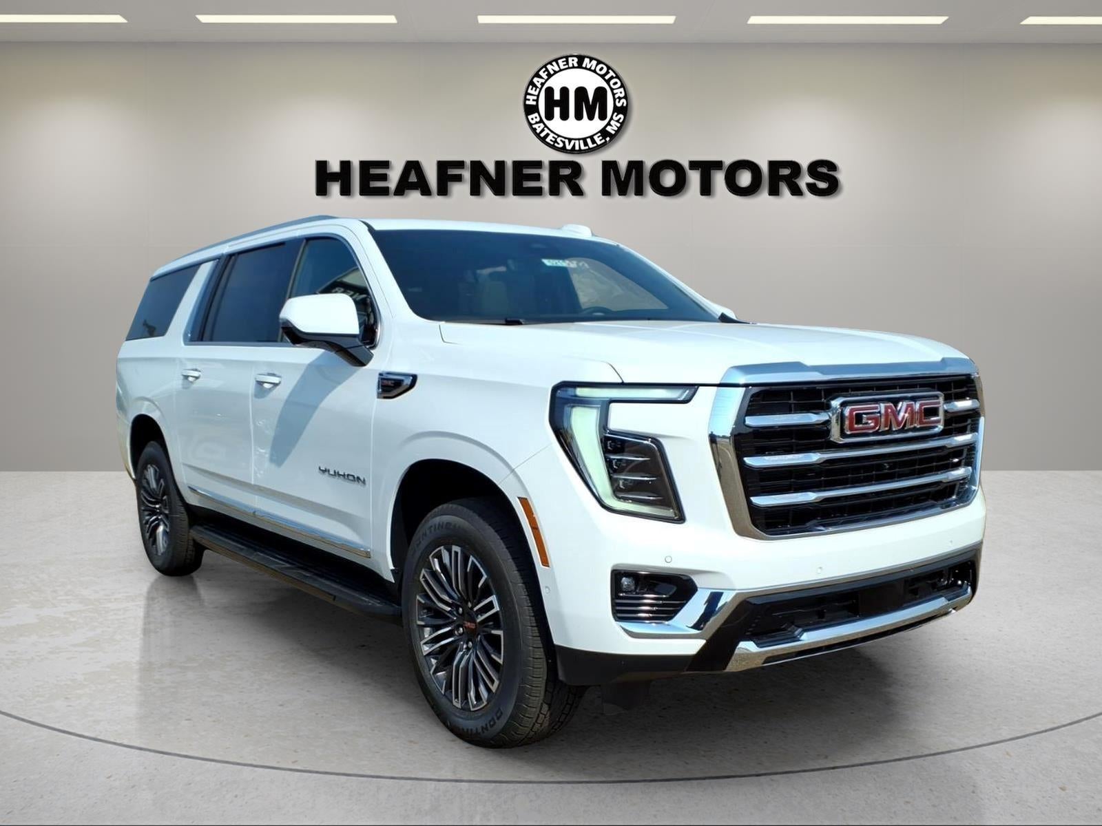 2026 GMC Yukon XL Elevation in Summit White — front three-quarter view