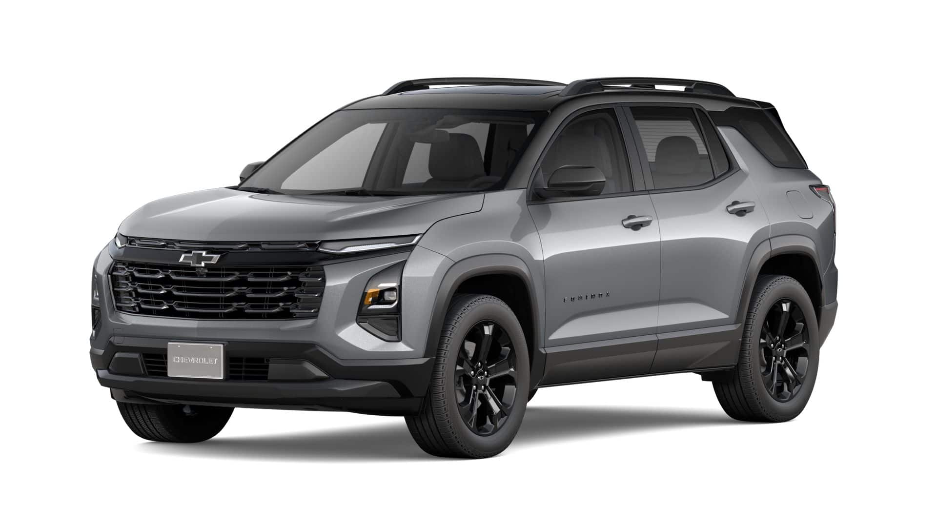 2027 Chevrolet Equinox LT in Sterling Gray Metallic — front three-quarter view
