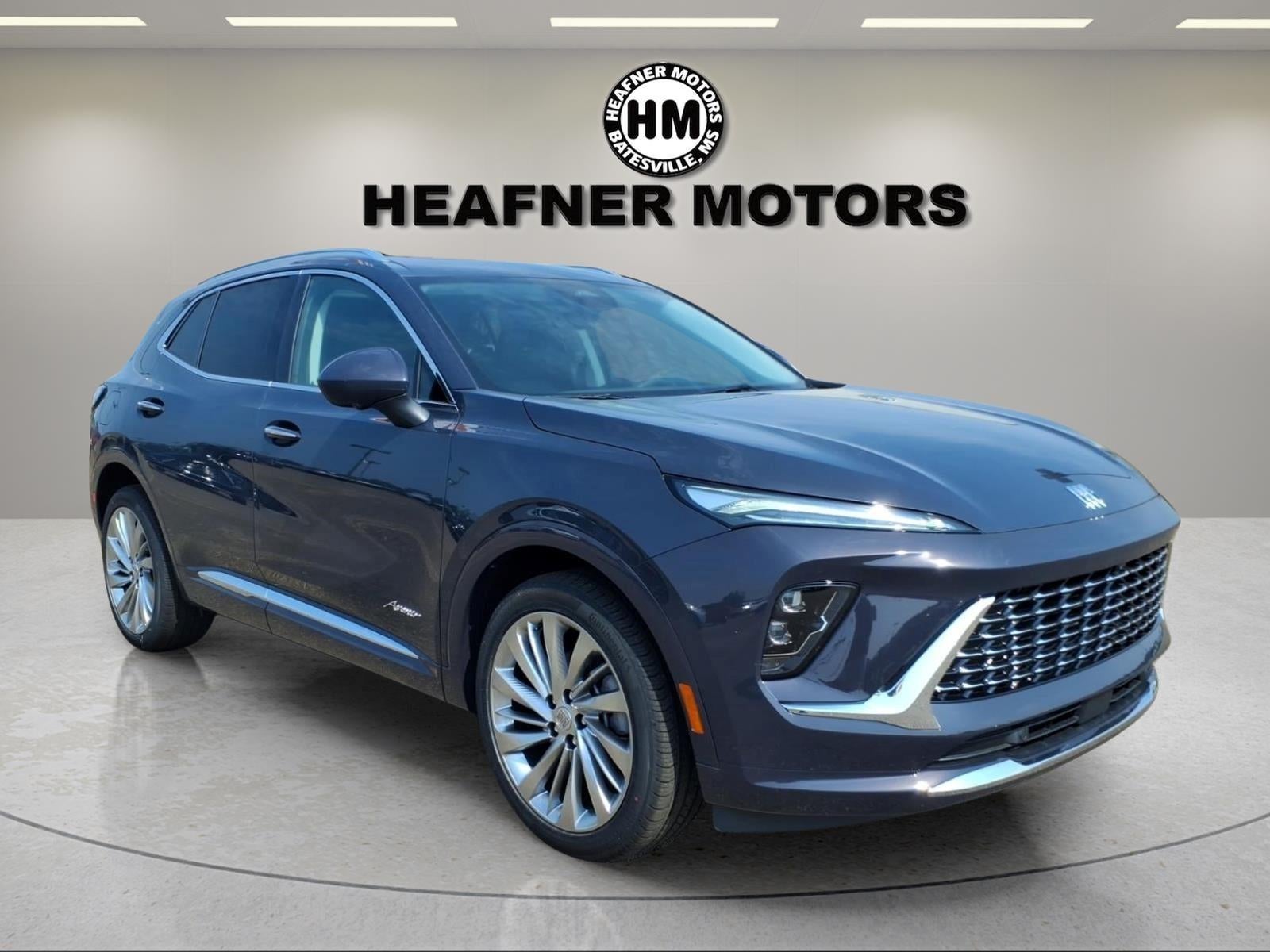 2026 Buick Envision Avenir in Midnight Opal — front three-quarter view