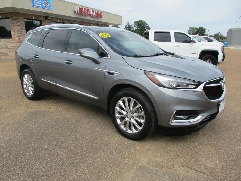 2019 Buick Enclave Premium AWD in Gray — front three-quarter view